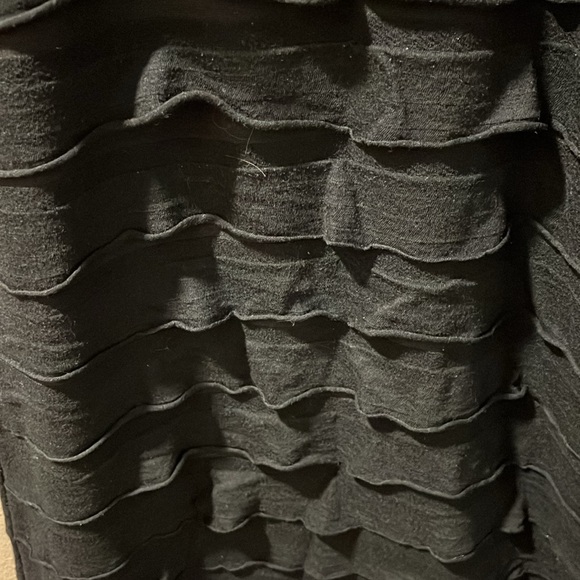 EUC black ruffle maxi skirt - Picture 2 of 2